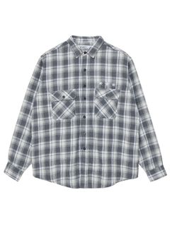 フランネルシャツ - Flannel Shirt (BLACK)