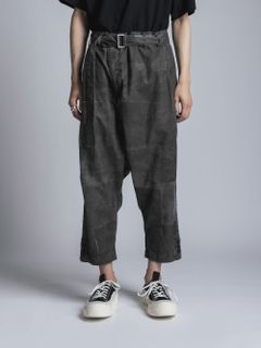 ペーパーエフェクトクロップド パンツ - PAPER EFFPAPER EFFECT CROPPED