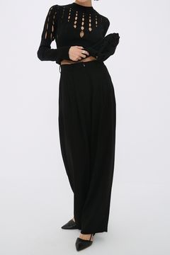 【25AW】 ベーシックタックパンツ -  BASIC TUCK PANTS (BLACK)