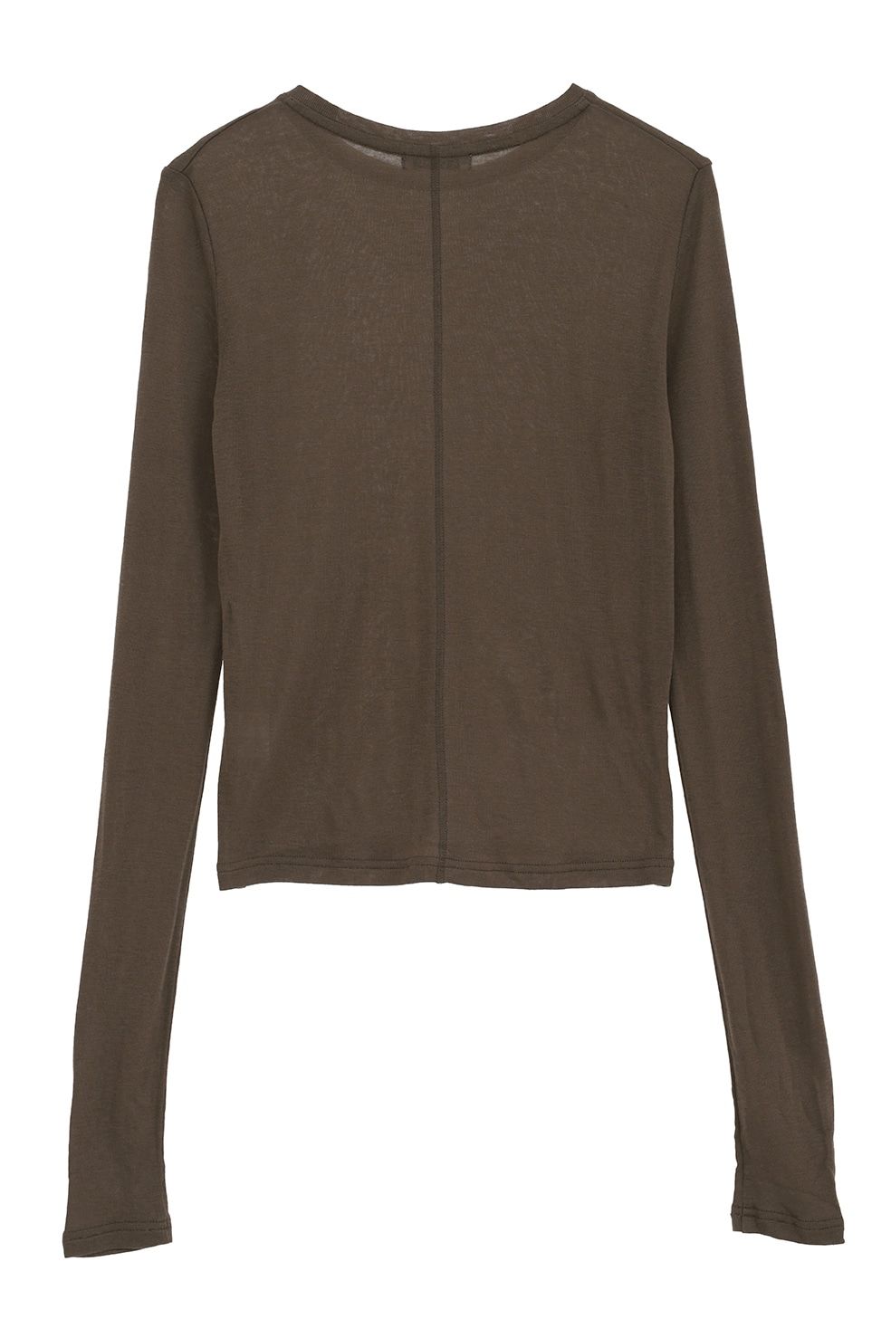 ソフトシアーレイヤードトップス - SOFT SHEER LAYERED TOPS(BLACK)
