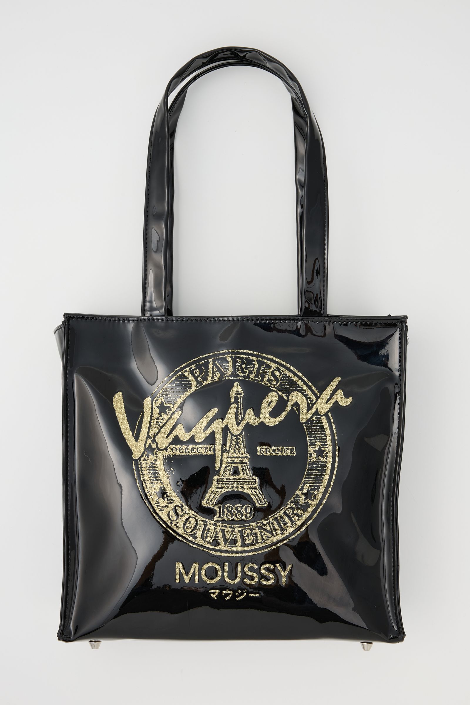 PVC トートバッグ "ミニ” |  VQ MINI SHOPPING BAG (BLACK)