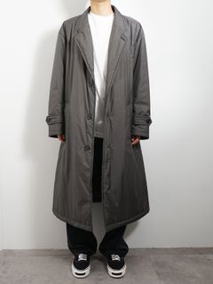 中綿 オーバーコート - INSULATION OVER COAT ‐Primaloft‐ - GREY