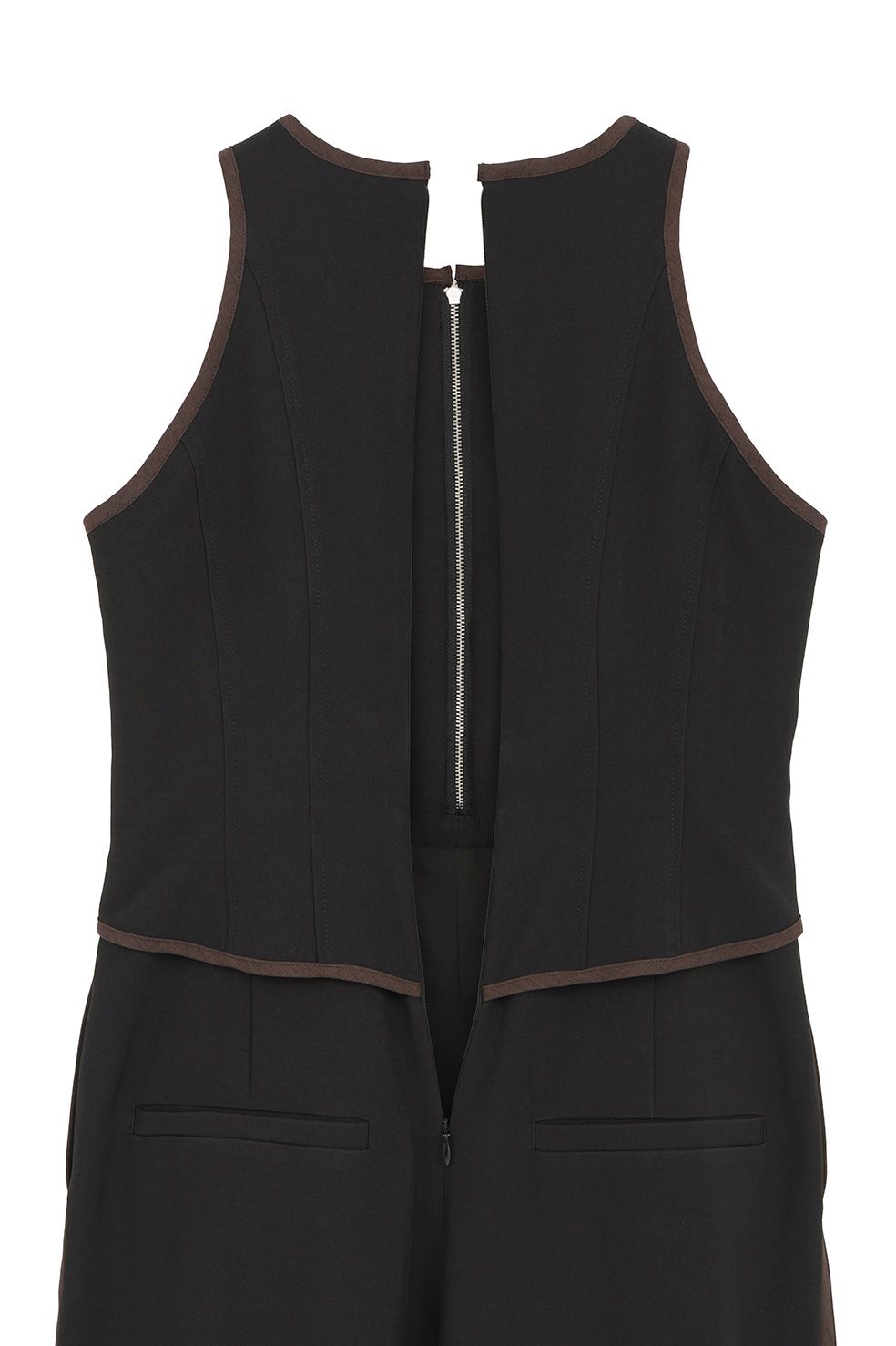 ビスチェレイヤードオールインワン -  BUSTIER LAYERED ALL IN ONE （BLACK）