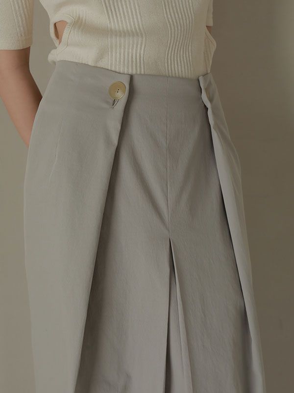 2wayタックスカート - BEIGE