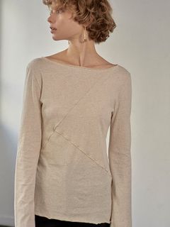 メローデザイントップス - BEIGE