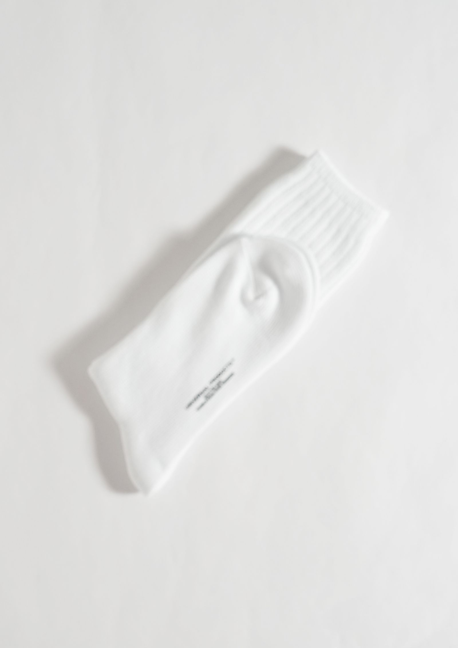ロング ルーズ ソックス / 靴下 - LOOSE LONG SOCKS WHITE