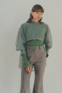 3ARRANGE SHEER TOPS - シアートップス- MINT