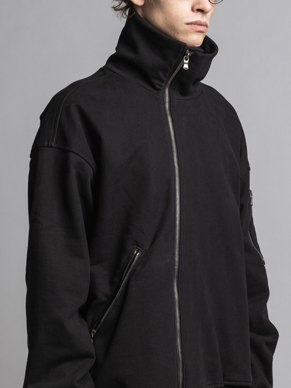 ハイネックスウェットブルゾン - Sweat Blouson