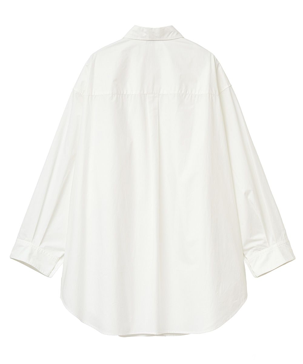 CLANE - ヒューズ シャツ - HUGE SHIRT - WHITE | ADDICT WEB SHOP