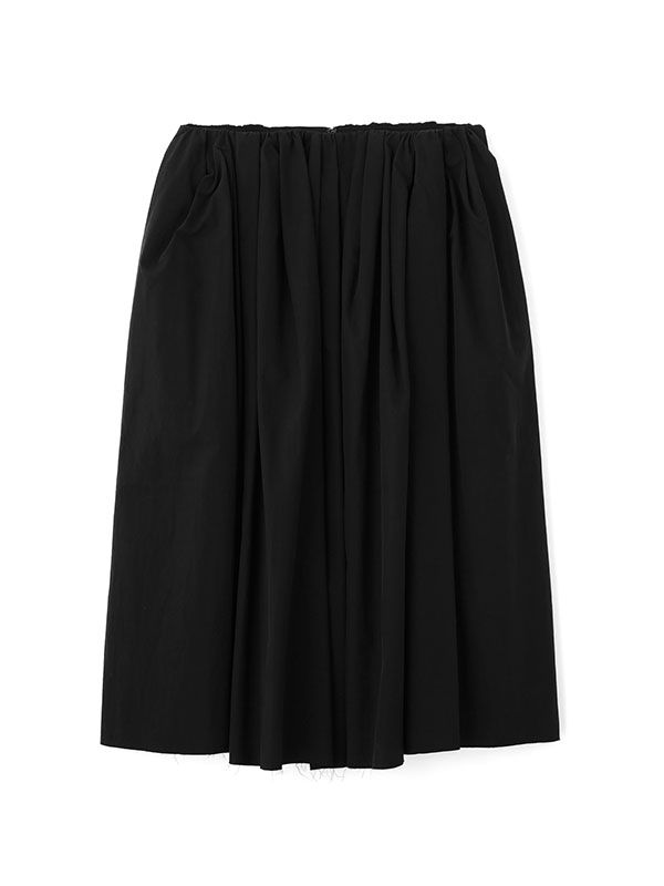 ボリュームミディスカート (BLACK)
