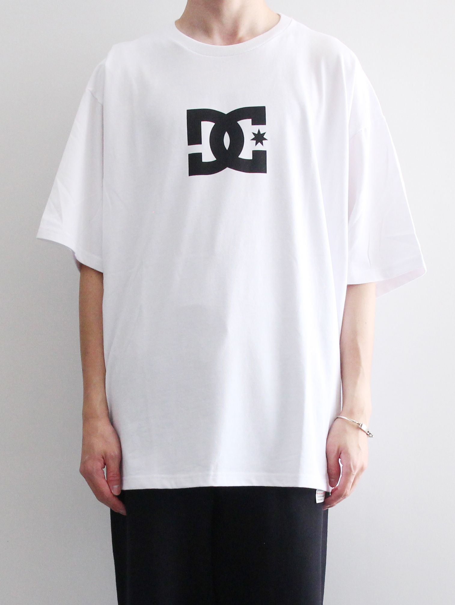 KIDILL - SHORT SLEEVE WIDE TEE COLLAB WITH DC SHOES CHAOS - WHITE