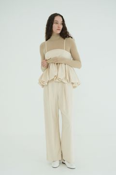 オールインワン -  PEPLUM LAYERED ALL IN ONE (IVORY)