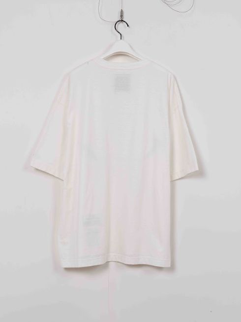スマイリーフェイス プリントティーシャツ - smily face PT Tee - WHITE
