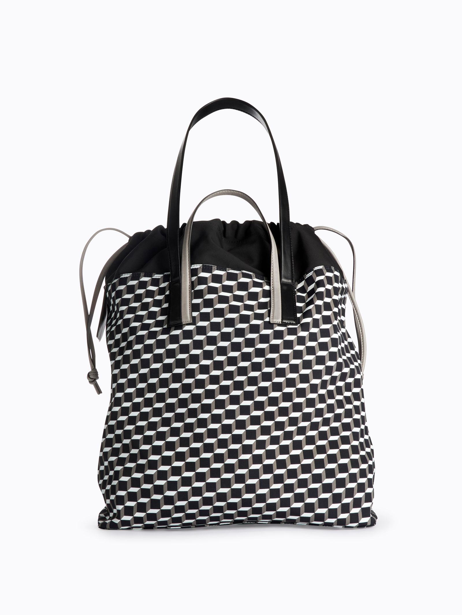 PIERRE HARDY - ツイン トート バッグ - Twin tote bag - BLACK×WHITE