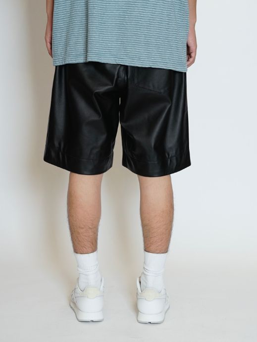 シープ レザーショーツ - LEATHER EASY SHORTS