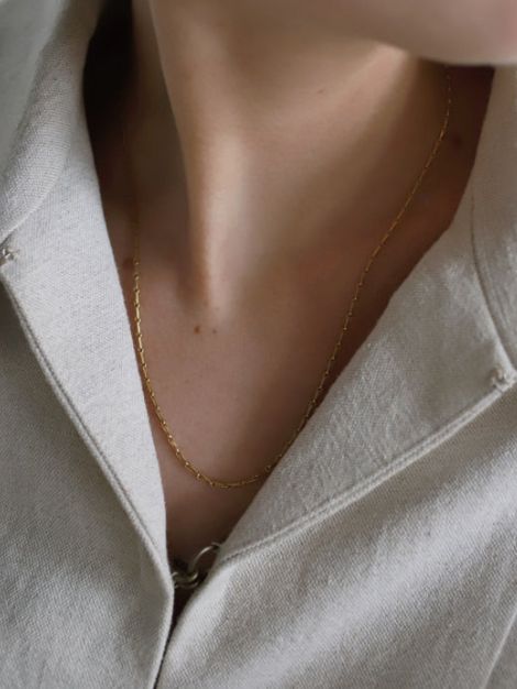 バリーコーンチェーンネックレス GD（ 50cm）