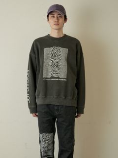 × JOY DIVISION UNKNOWN PLEASURES SWEAT ｜スウェット プルオーバー（BLACK）