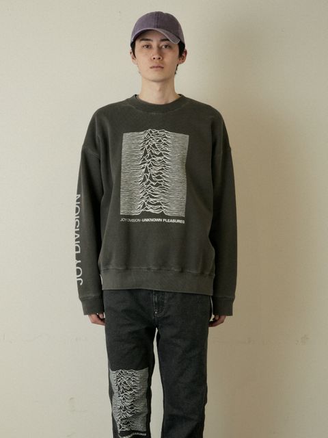 × JOY DIVISION UNKNOWN PLEASURES SWEAT ｜スウェット プルオーバー（BLACK）