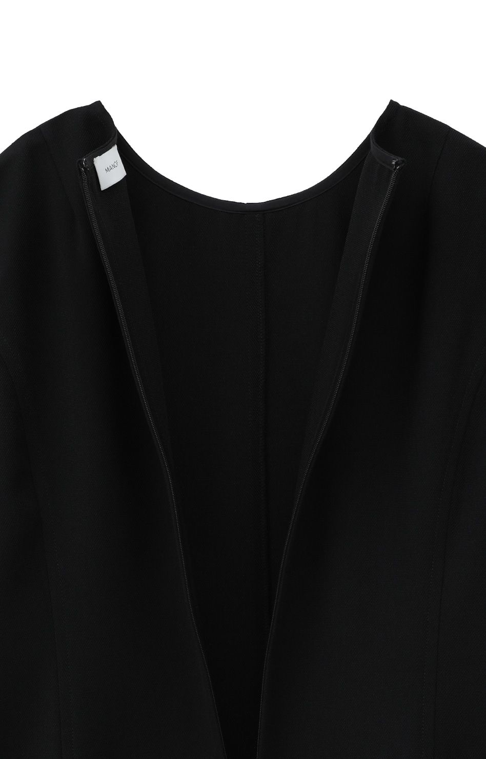 スラッシュショルダートップス - SLASH SHOULDER TOPS - BLACK