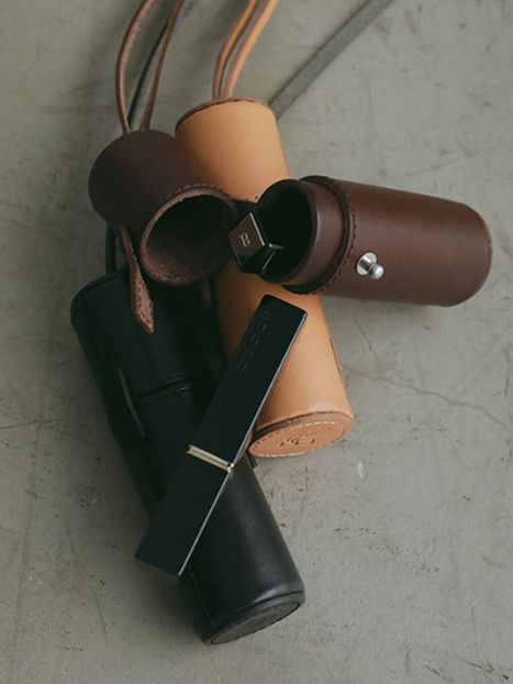 【3色展開】 タンドレザー リップケース