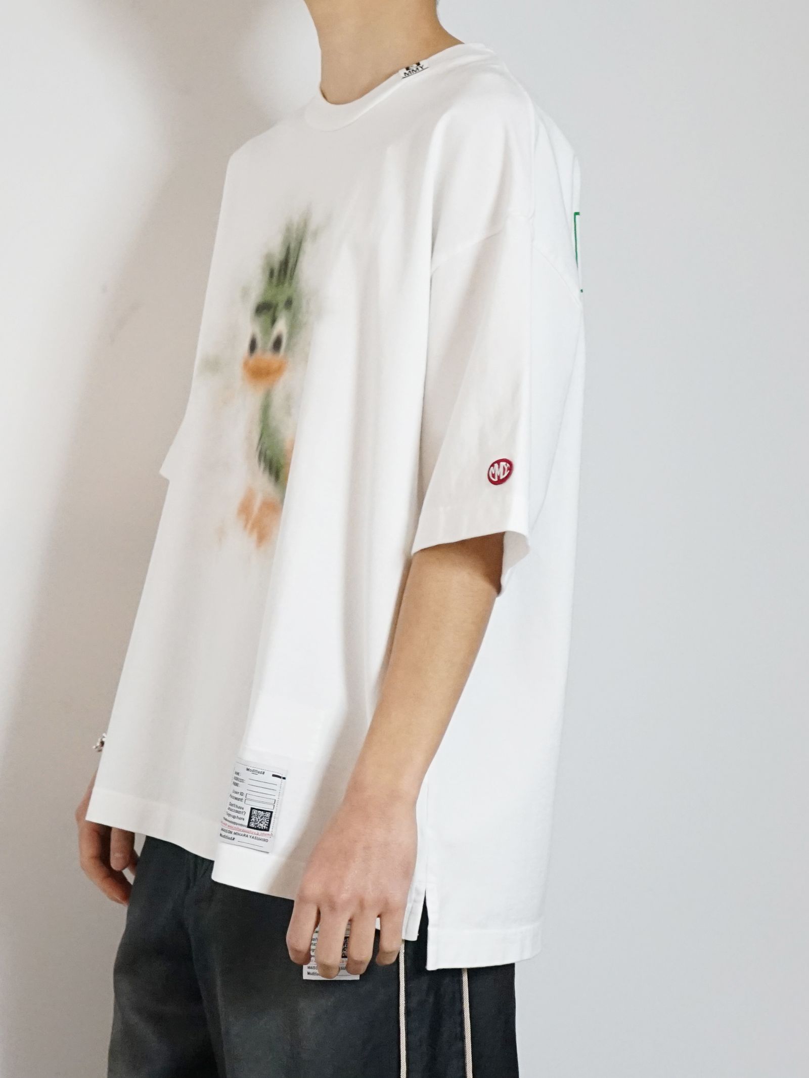 レオンプリントティーシャツ - leon printed Tee - WHITE