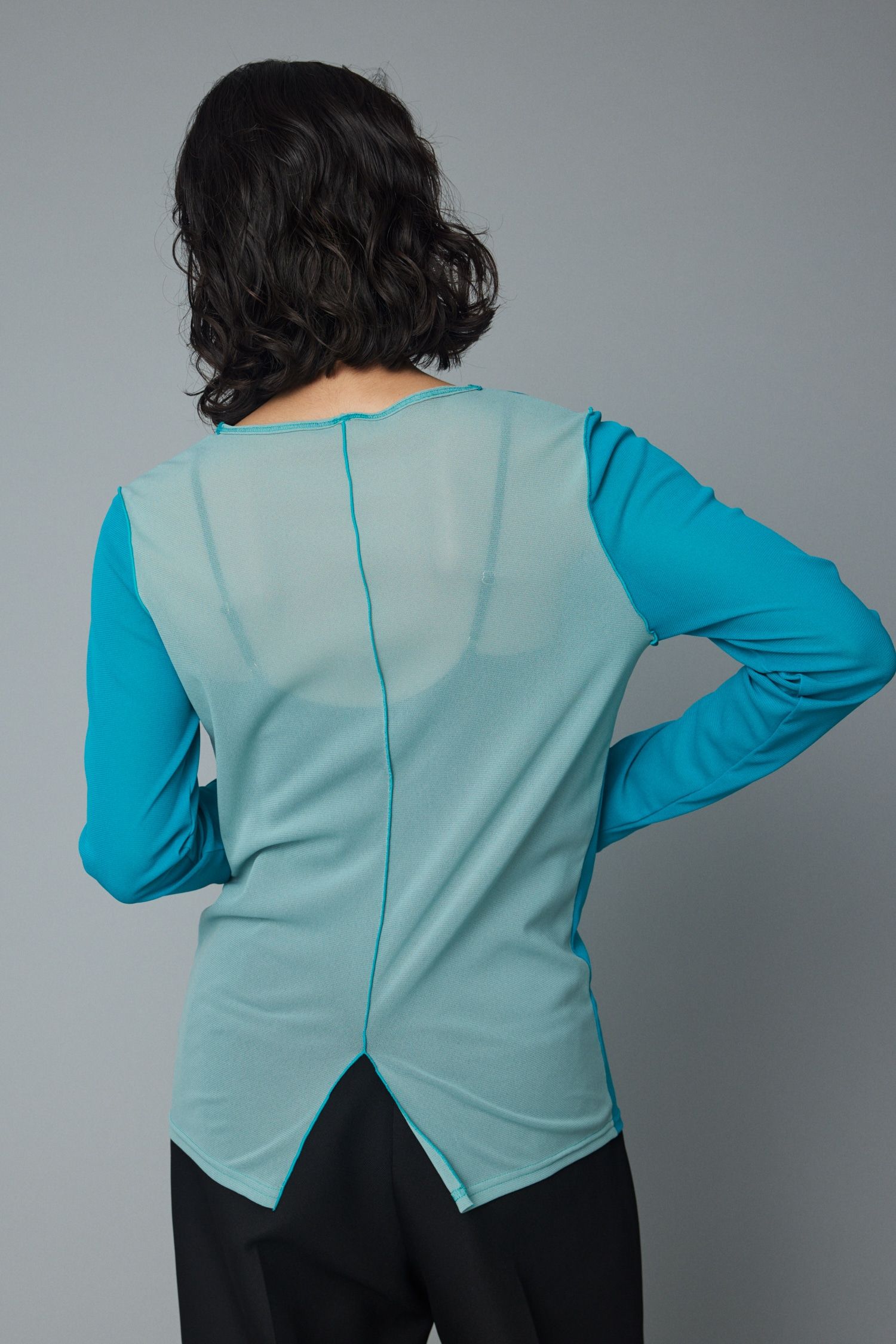 メッシュインナートップス - Mesh inner color tops - TQ