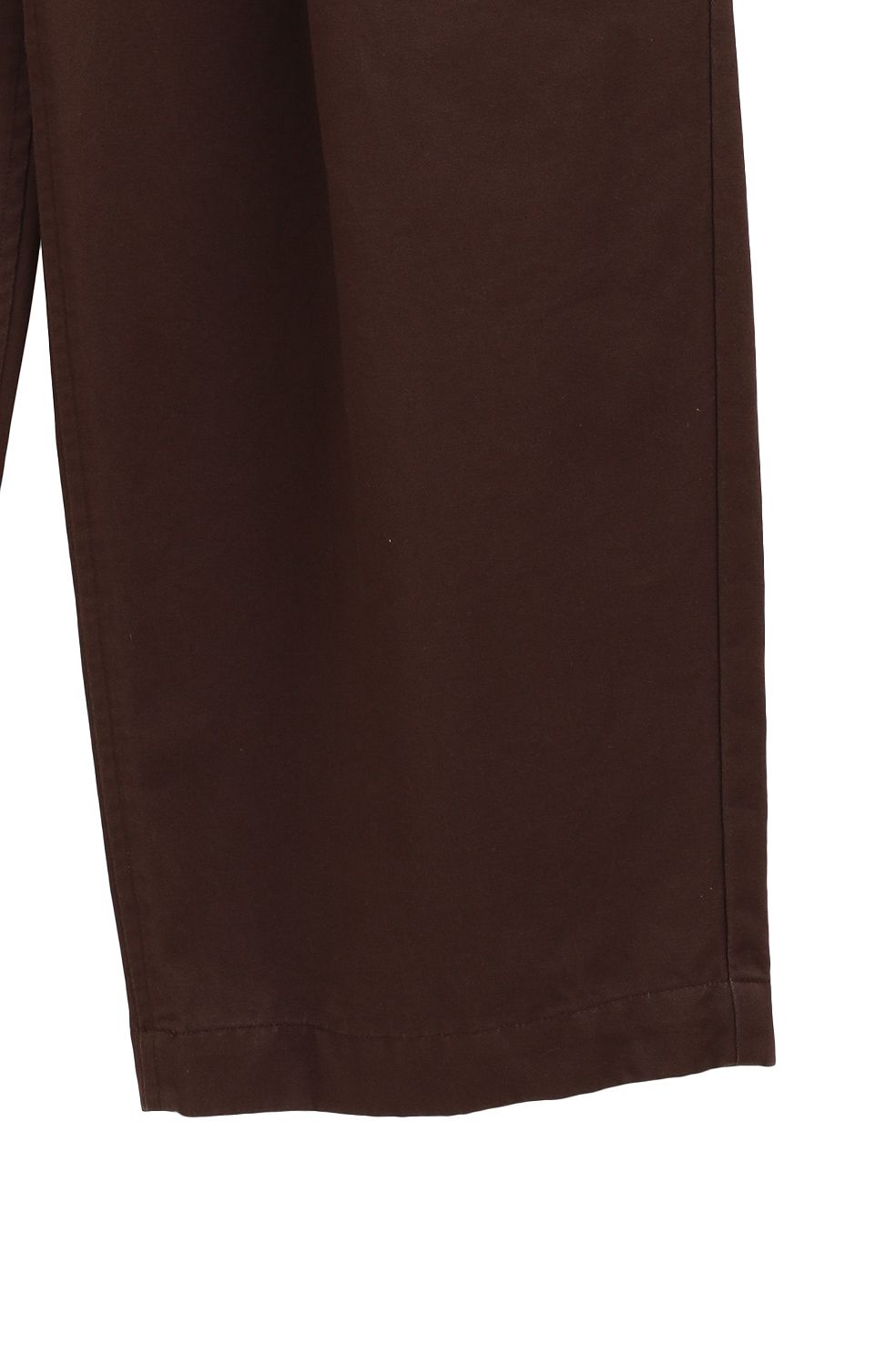 ワイドタックワークパンツ - WIDE TUCK WORK PANTS -  BROWN