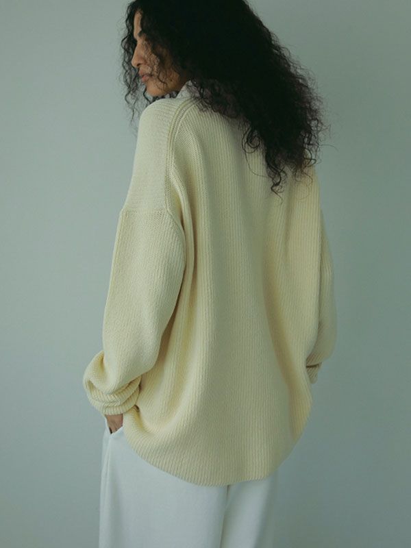 ラガーシャツニットプルオーバー - OFFWHITE
