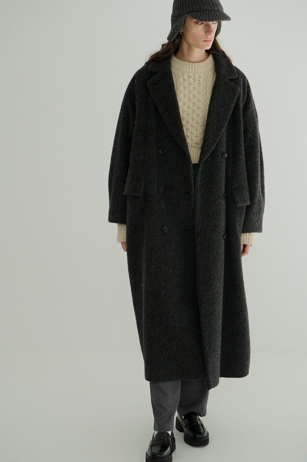 CLANE - ダブルウール ロングコート - DOUBLE WOOL LONG COAT