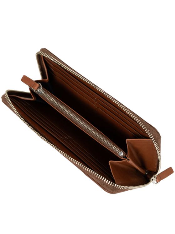 炙り出し長財布 - インビジブル ロングウォレット - BROWN
