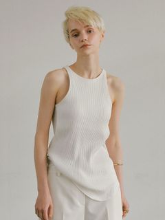 カップアメスリタンクトップ - WHITE