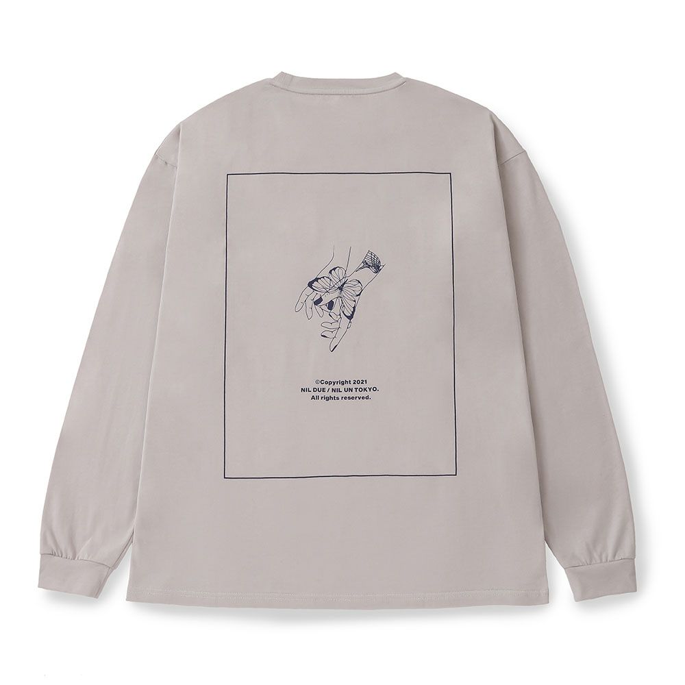 ロゴスリーブカットソー - LONG SLEEVE TATTOO TEE OATMEAL