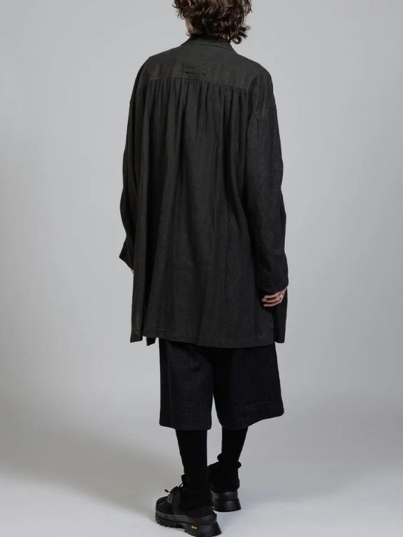 ビエラショップコート - Pigment Printing Viera Shop Coat - A / Chacoal