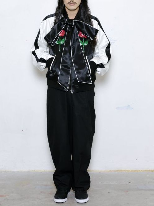 KIDILL - ワイド ボンテージ パンツ - WIDE BONDAGE PANTS DRY TWILL - BLACK | ADDICT WEB  SHOP