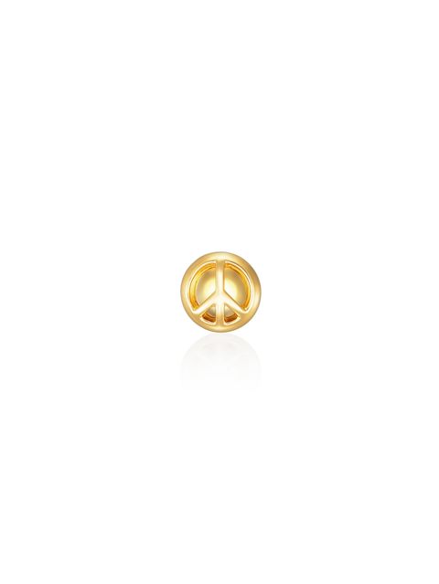 【片耳用】 TRIPSTER x CAREERING - ピースピアス - PEACE PIECE - 18K
