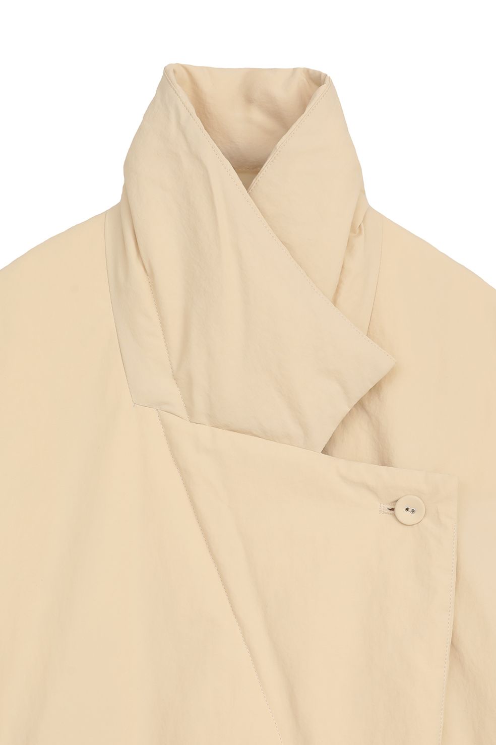 カラーダウン チェスターコート アイボリー - COLOR DOWN CHESTER COAT