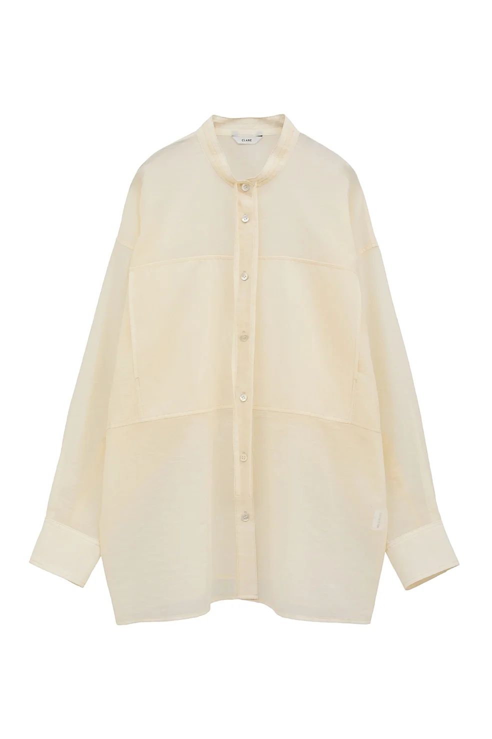 シアードルマンシャツ -  SHEER DOLMAN SHIRTS (IVORY)