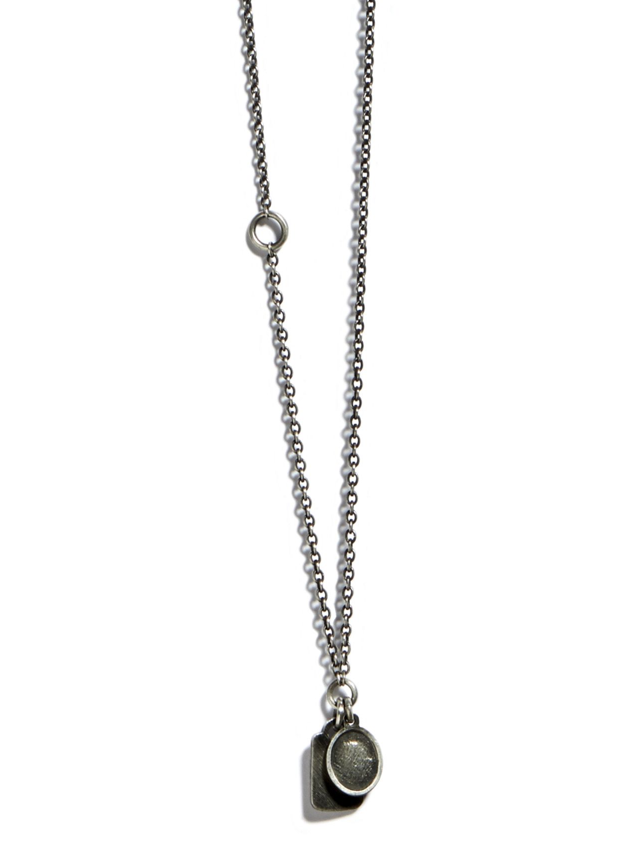 チェーン ミニ ネックレス トー タグ  - chain mini two tags - M7450