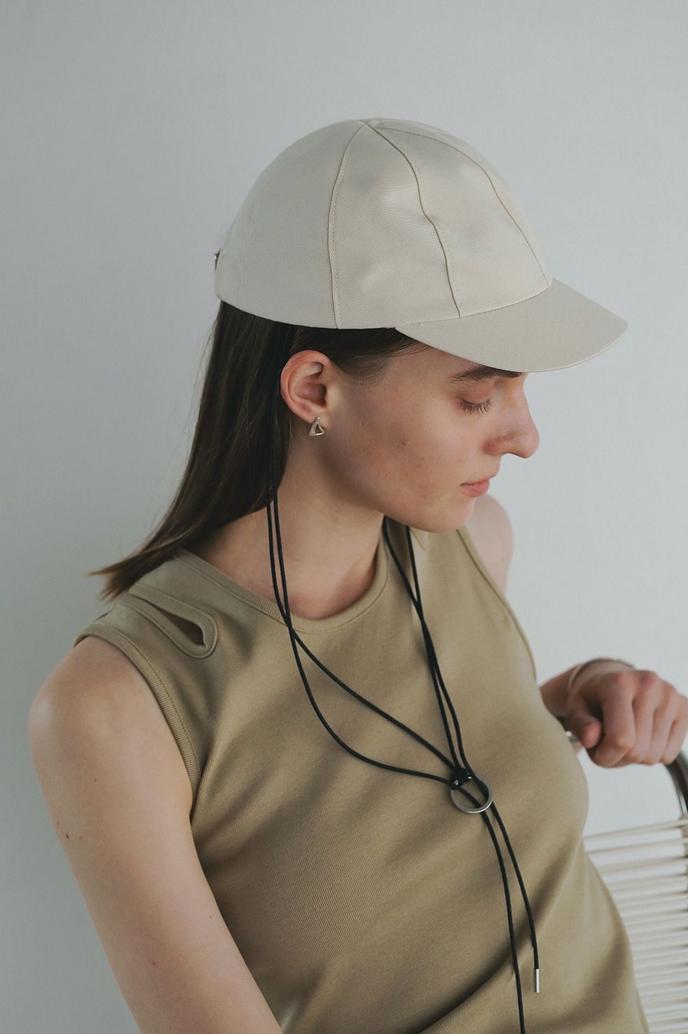 カシラコラボキャップ｜CA4LA×MANOF RING CHARM CAP - IVORY