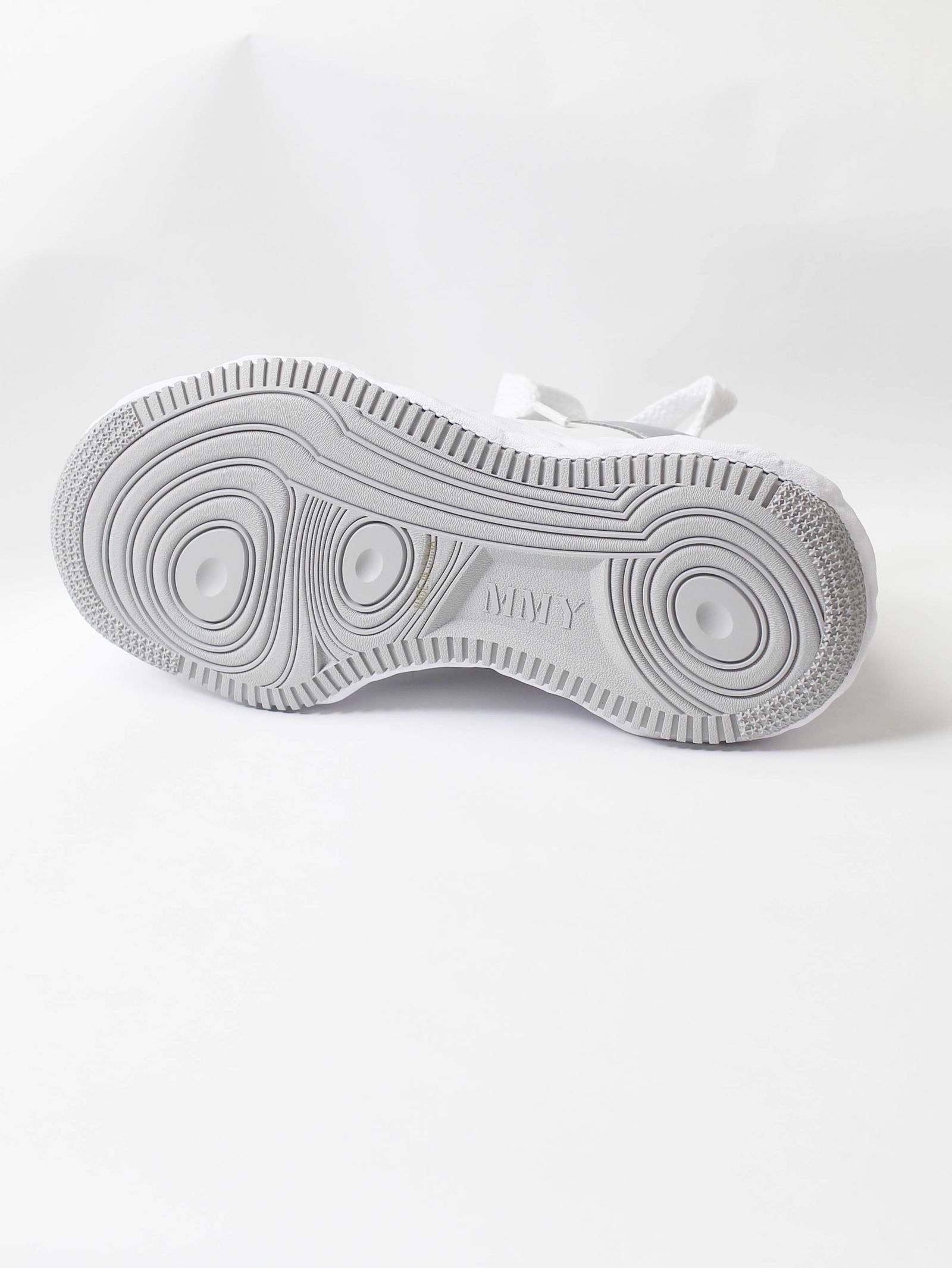 オリジナルソール スニーカー - "WAYNE" OG Sole LEATHER Low-top Sneaker - GREY×WHITE