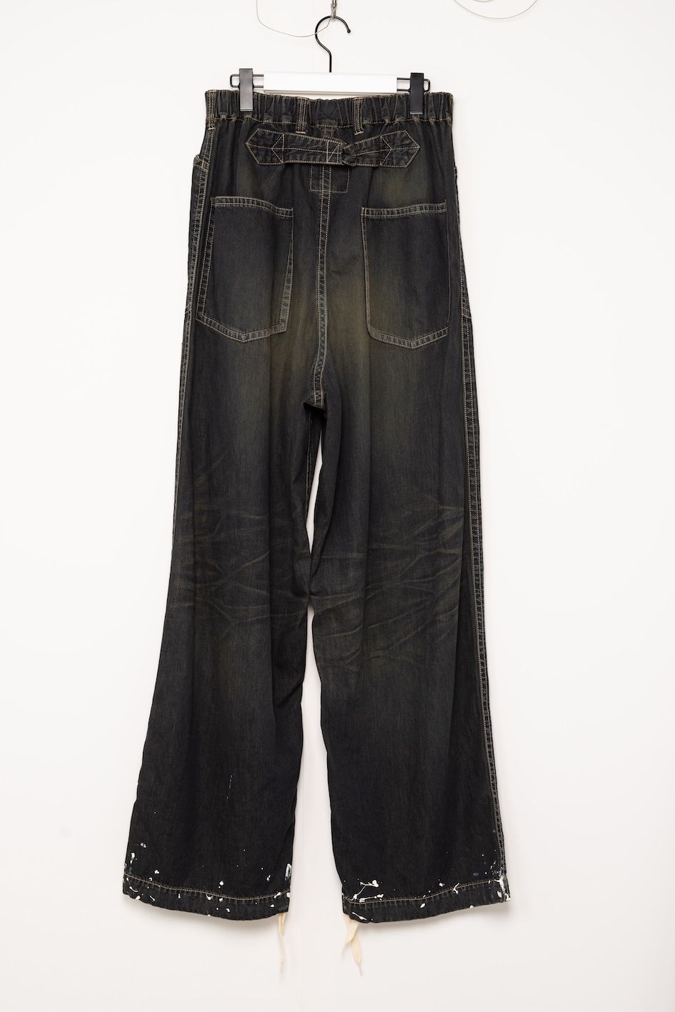 ペイントデニムパンツ - PAINTED BAKER JEANS - INDIGO