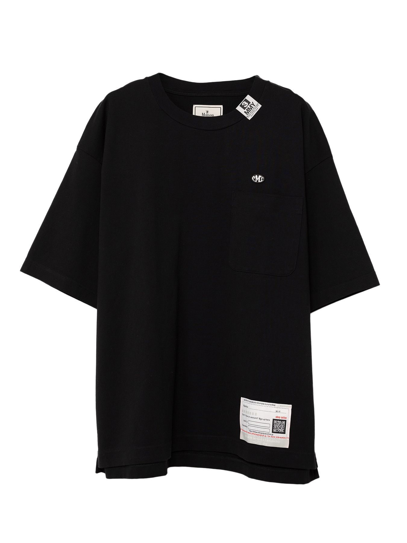 解体と再生! MIHARA YASUHIRO バックプリント Tシャツ 半袖 刺繍 解体と再生! MIHARA YASUHIRO バックプリント Tシャツ 半袖 刺繍