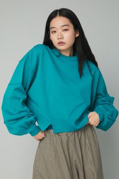 ボーイフレンド ショート トップス - Boy friend short tops - BLUE