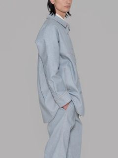 オーバーシャツ - overshirt in recycled denim