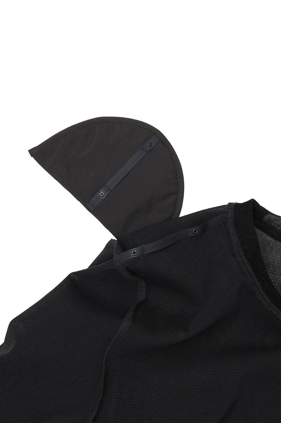 チュールフロッキーコンパクト トップス - FLOCKY FORM TIGHT TOPS (BLACK)