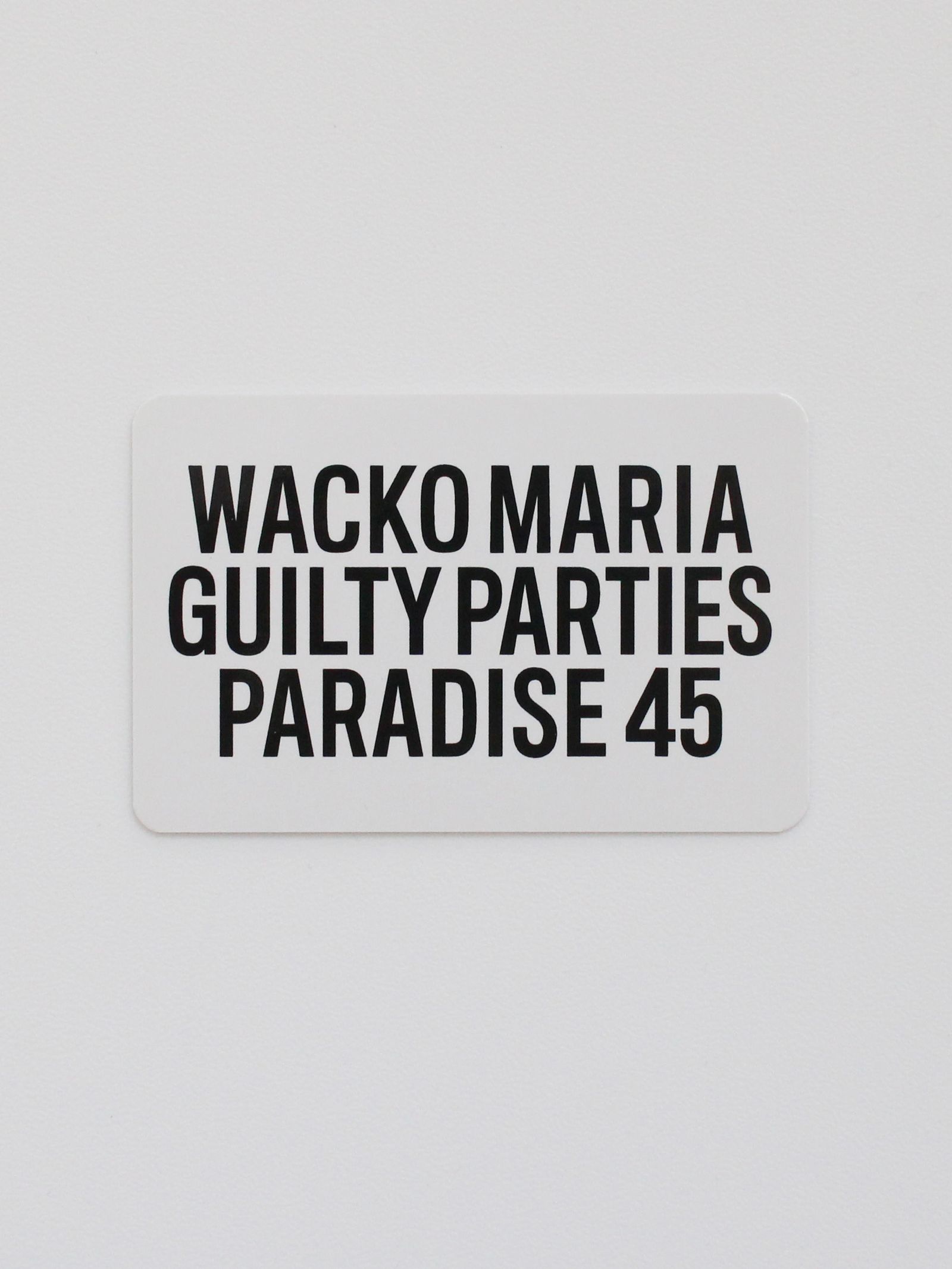 CAREERING - 【片耳用】 ワコマリアコラボピアス - WACKO MARIA PARADISE 45(GD18K) | ADDICT