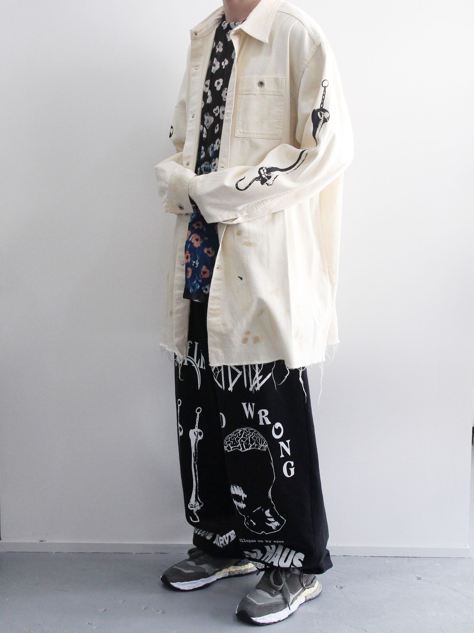 値下げ幅 kidill 18AW The Damned Hoodie 白 オーバーサイズ | silviao ...