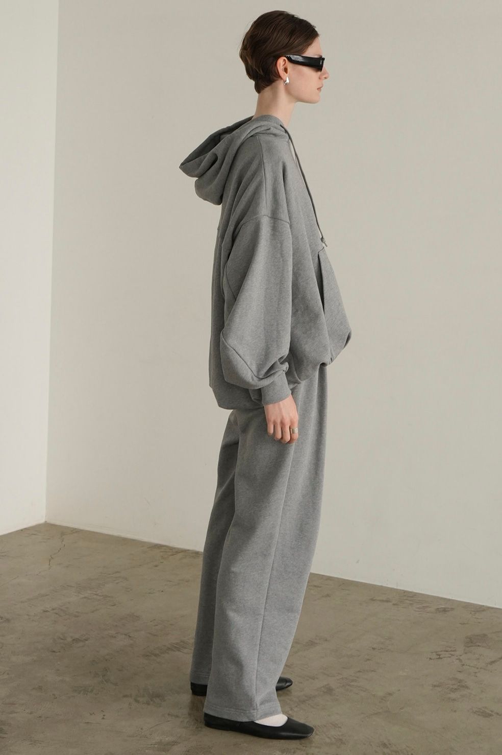 CLANE - ツー タック スウェットパンツ - TWO TUCK SWEAT PANTS