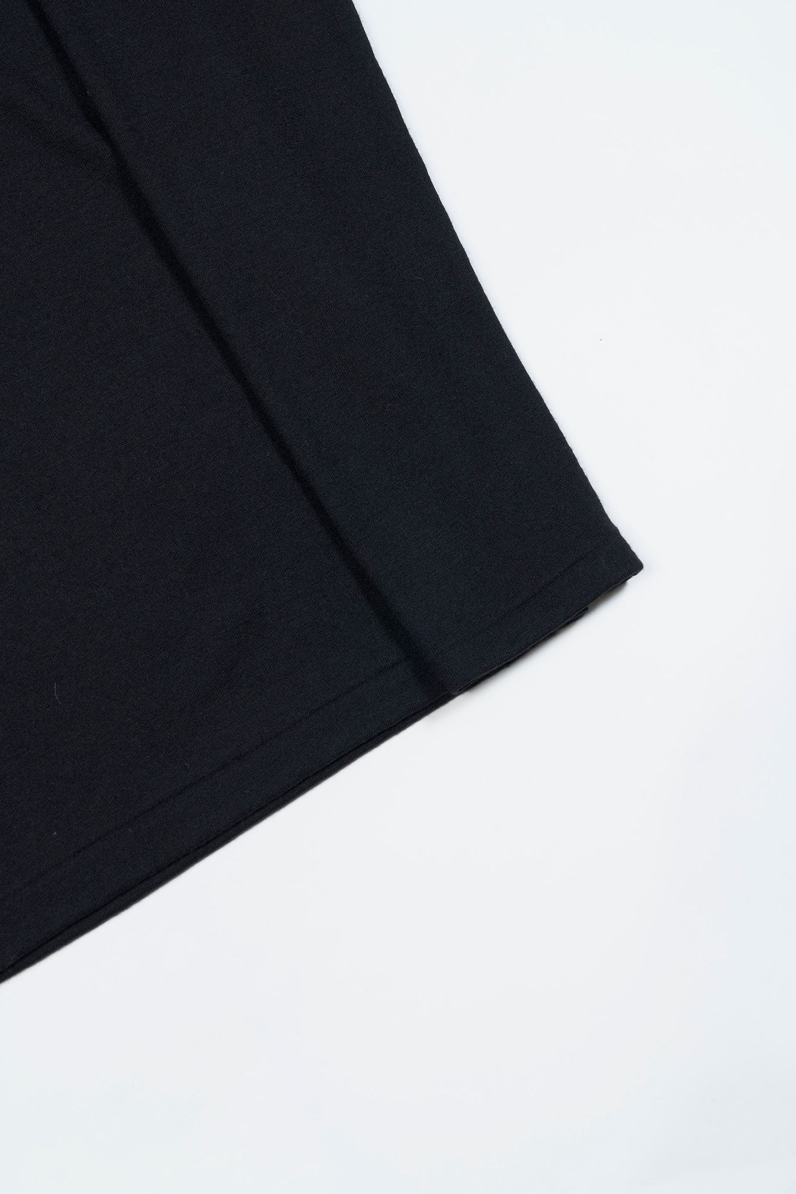 ウォッシャブル ウール タートルネック カットソー  - Washable Wool Turtle Neck BLACK