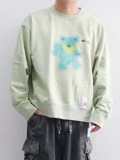 ディストレストプルオーバー - Distressed Pullover - GREEN